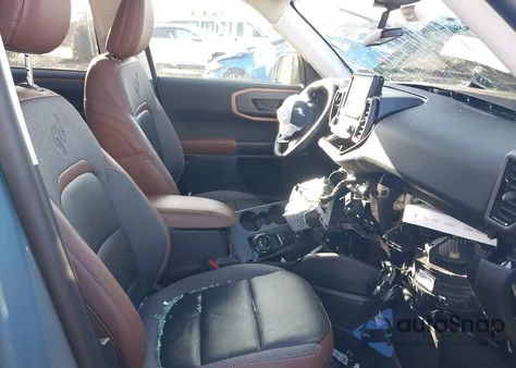 2023 Ford Bronco Sport Outer Banks z USA, uszkodzony, nr VIN 3FMCR9C62PRD64112